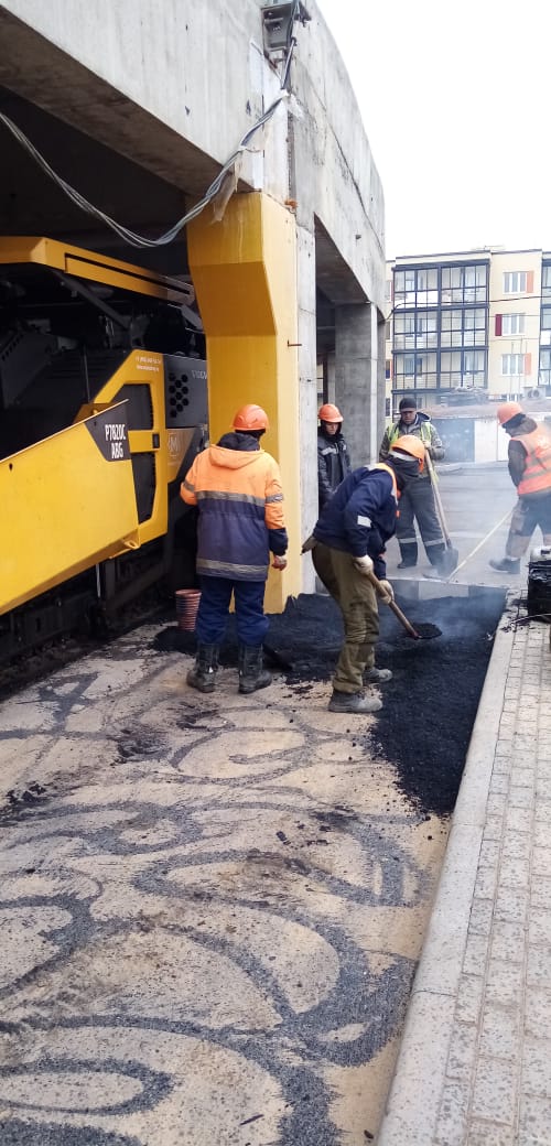 благоустройство территории тц